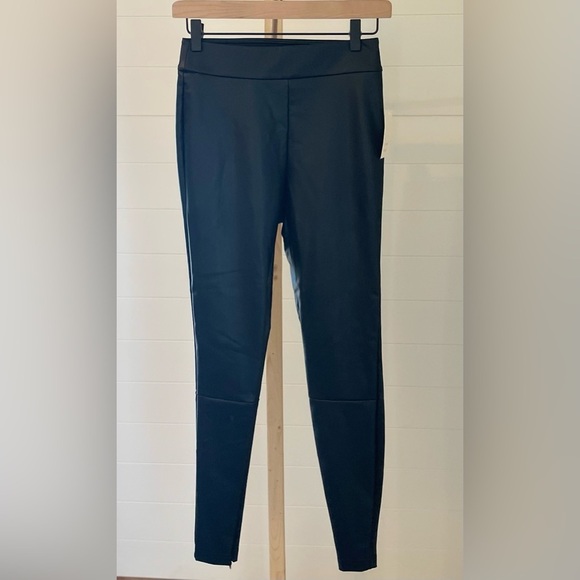 A New Day Faux Leather High Waisted Leggings Black S - Picture 1 of 6